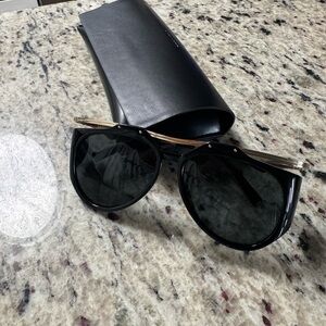 YSL Black and Gold Sunglasses